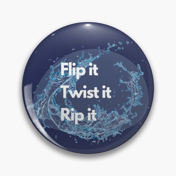 Item preview, Flip it, twist it, rip it designed and sold by With-Odin.