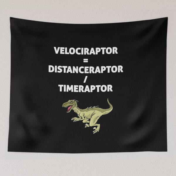 Item preview, Funny Dinosaur | Velociraptor Math designed and sold by FunnyNerdStuff.