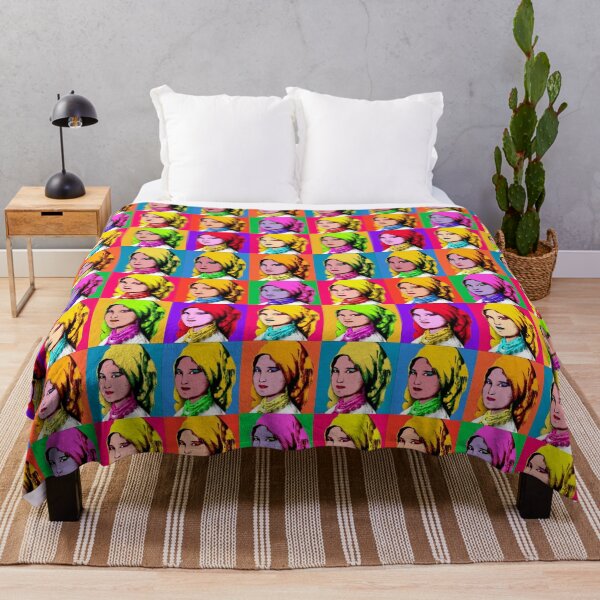 Item preview, Pop Art Peasant Woman | Grigoresco x Warhol designed and sold by visualteo.