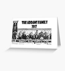 famille addams 2017 Greeting Card