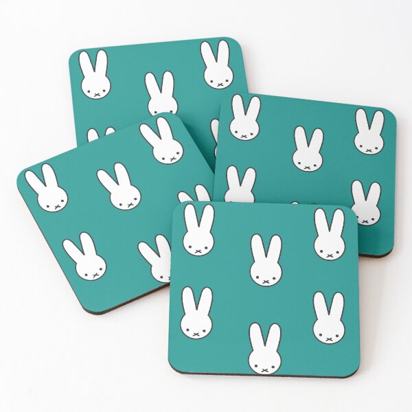 Item preview, cute turkoise bunnies design designed and sold by moonbean-art.