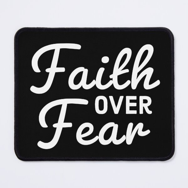 Item preview, Faith Over Fear - Christian Quotes - White designed and sold by AnyKitty.