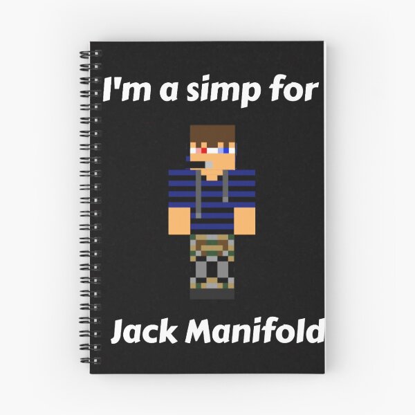 Item preview, I'm a simp for Jack Manifold (Black Base) designed and sold by thecorvidking.