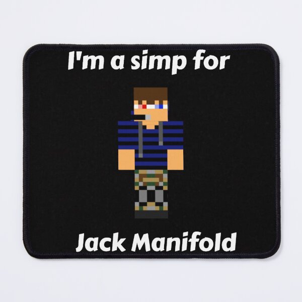 Item preview, I'm a simp for Jack Manifold (Black Base) designed and sold by thecorvidking.