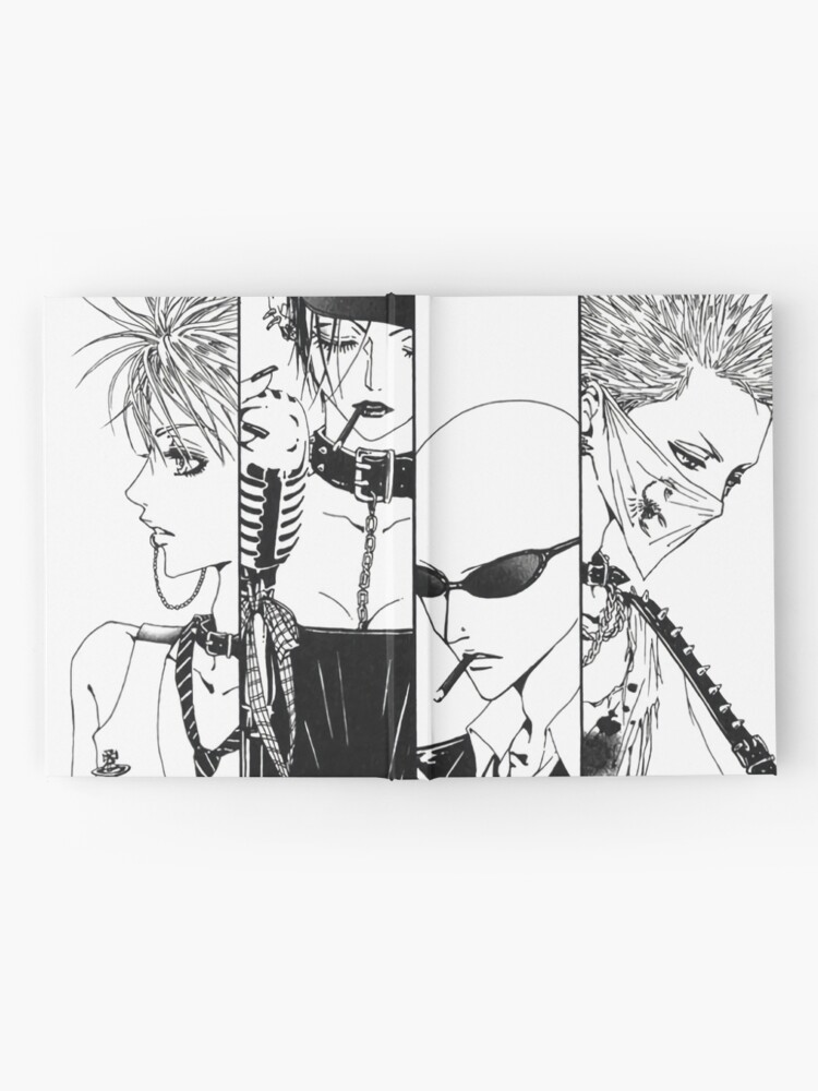 Nana osaki choker and tie  Hardcover Journal for Sale by Zesiz