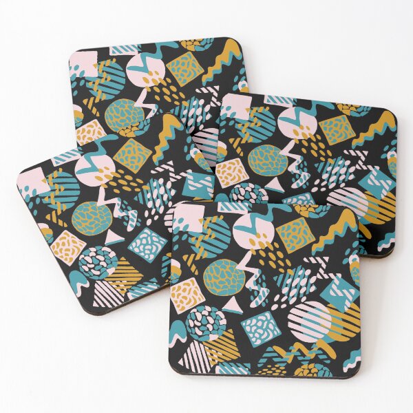 Item preview, Three colors, abstract, pattern designed and sold by AvotArt.