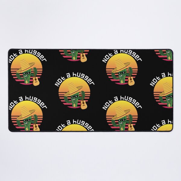 Item preview, Not a hugger funny vintage cactus sarcastic retro saguaro cactus sunset designed and sold by NikitaAg.