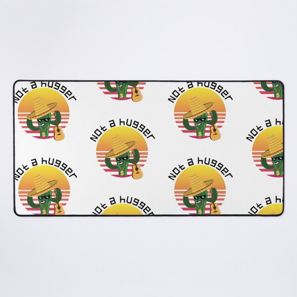 Item preview, Not a hugger funny vintage cactus sarcastic retro saguaro cactus sunset designed and sold by NikitaAg.