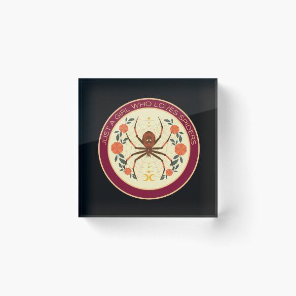 Item preview, Just A Girl Who Loves Spiders designed and sold by theblueofmyeye.