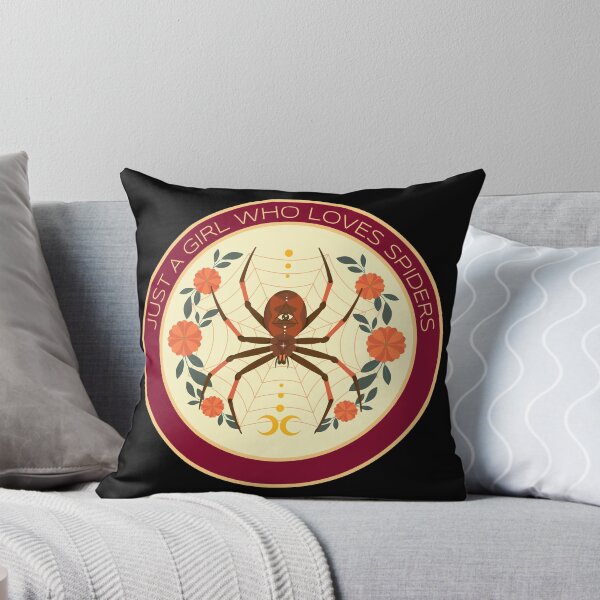 Item preview, Just A Girl Who Loves Spiders designed and sold by theblueofmyeye.