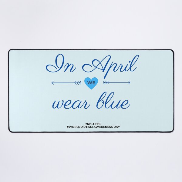 Item preview, In April We Wear Blue- Autism Awareness designed and sold by NikitaAg.