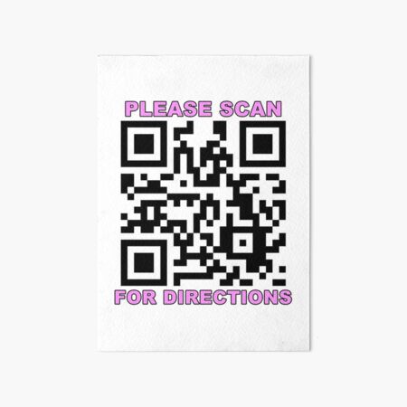 Rickroll qr Please scan for directions joke meme Kids T-Shirt for Sale by  Captain-Jackson