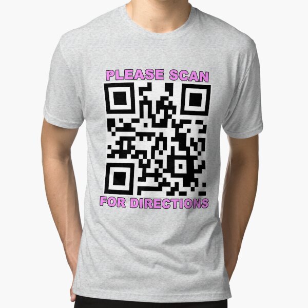 Rickroll qr Please scan for directions joke meme iPad Case & Skin for Sale  by Captain-Jackson