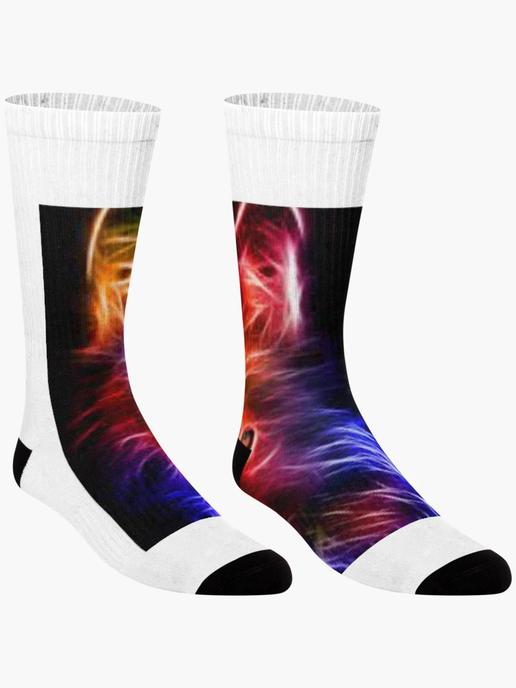 Thumbnail 3 of 5, Socks, Wolf designed and sold by RuanRodrigo.