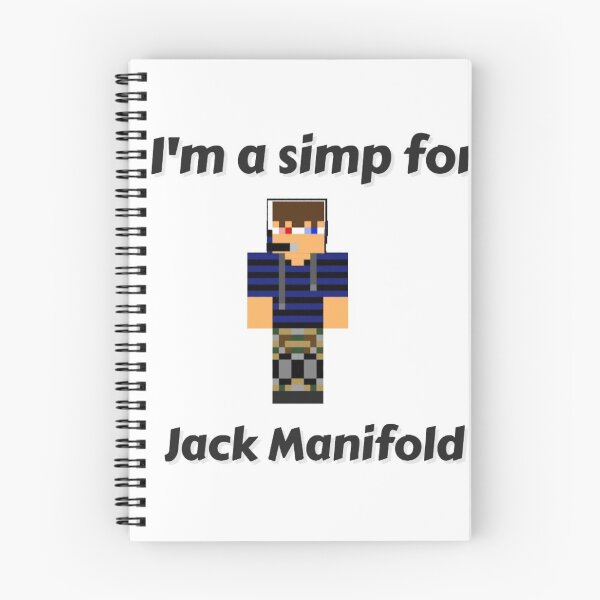 Item preview, I'm a simp for Jack Manifold (White Base) designed and sold by thecorvidking.