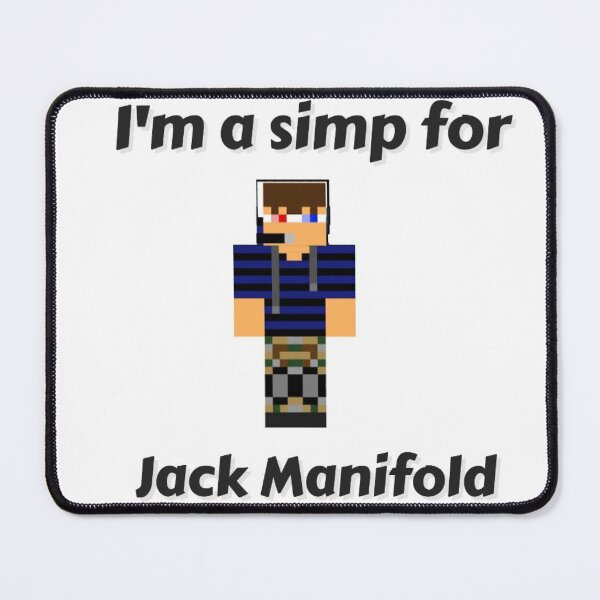 Item preview, I'm a simp for Jack Manifold (White Base) designed and sold by thecorvidking.