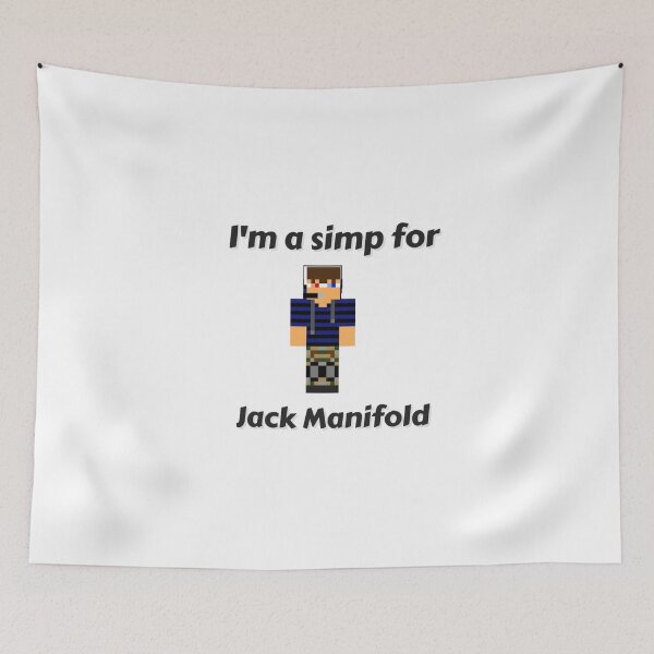 Item preview, I'm a simp for Jack Manifold (White Base) designed and sold by thecorvidking.