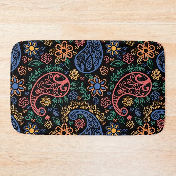 Item preview, Colored Bandana Print - Colored  Paisley  designed and sold by Full Moon.