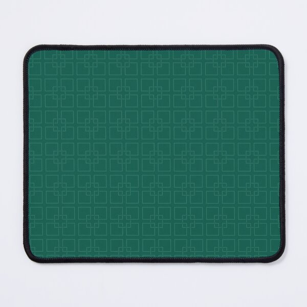 Item preview, Celebration Town Dark Green Interlocking Geometric Squares designed and sold by CelebrationTown.