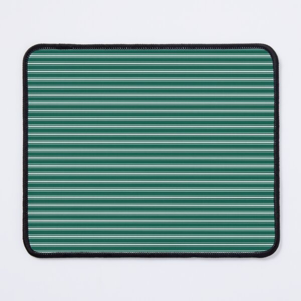 Item preview, Narrow White Horizontal Mattress Ticking Stripes on Celebration Town Dark Green designed and sold by CelebrationTown.