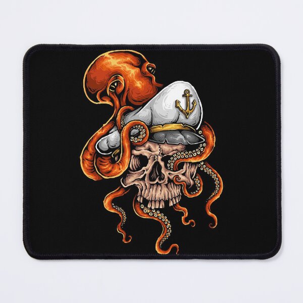 Item preview, Pirate Skull Head Captain designed and sold by SoccaTamam.