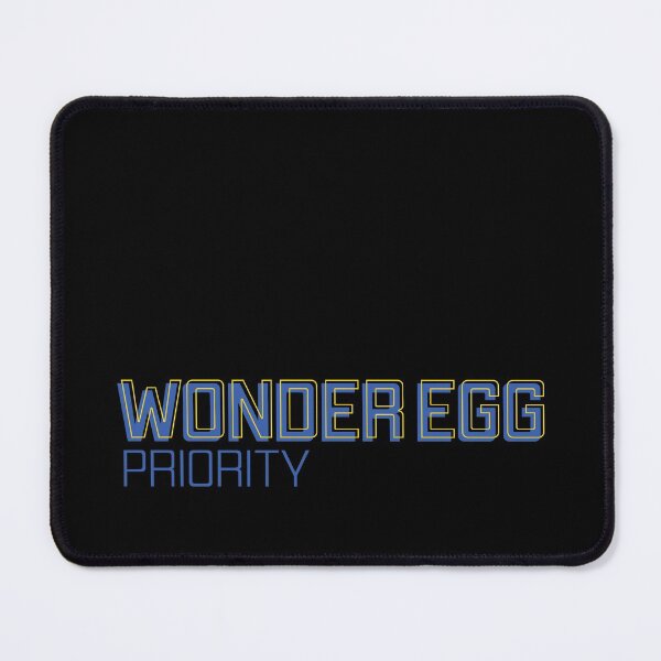 Item preview, Wonder Egg Priority - Blue and Yellow Text designed and sold by TheMajesticGoat.