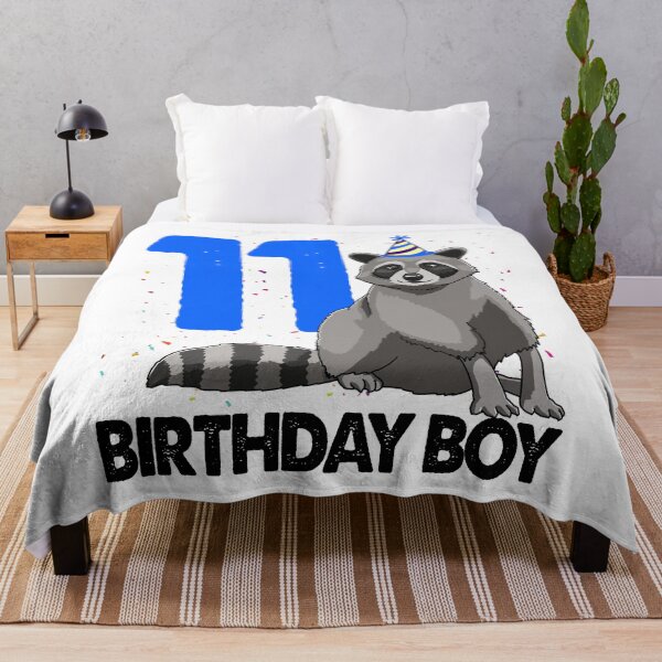 Item preview, Birthday Boy 11 Raccoon designed and sold by Bendthetrend.