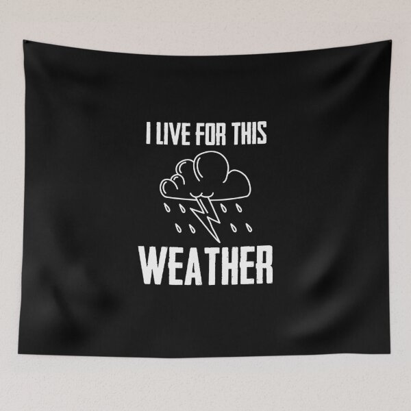 Item preview, I Live For This Weather Meteorologist Weatherman Big Storms designed and sold by Nessshirts.