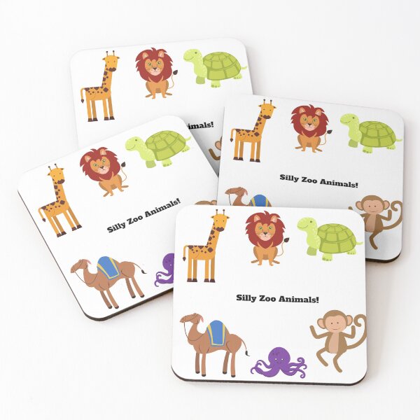 Item preview, Silly Zoo Animals designed and sold by Glow & Grit – a mix of softness and edge.