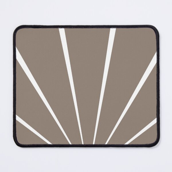 Item preview, Geometric Rays Pattern (taupe/white) designed and sold by Design Minds Boutique.