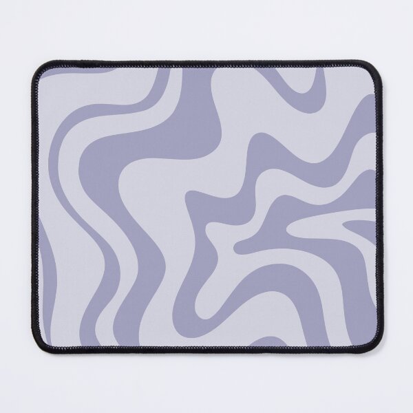 Item preview, Retro Liquid Swirl Abstract Pattern in Double Light Purple designed and sold by kierkegaard.