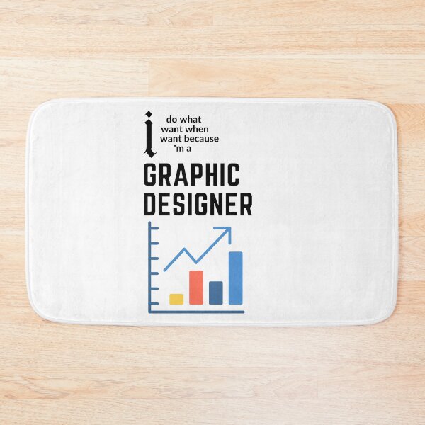 Item preview, I do what I want because I'm a graphic designer designed and sold by Fitnessandyoga.