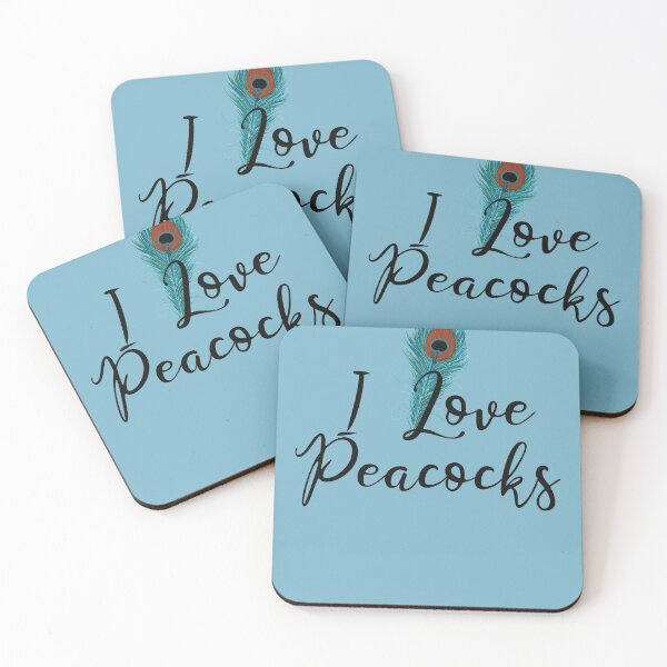 Item preview, I Love peacocks designed and sold by FrictionMaxxing.