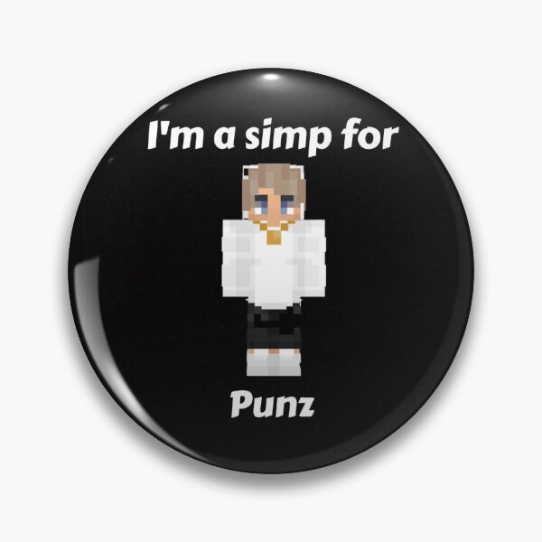Item preview, I'm a simp for Punz (Black Base) designed and sold by thecorvidking.