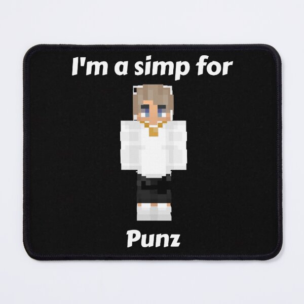 Item preview, I'm a simp for Punz (Black Base) designed and sold by thecorvidking.