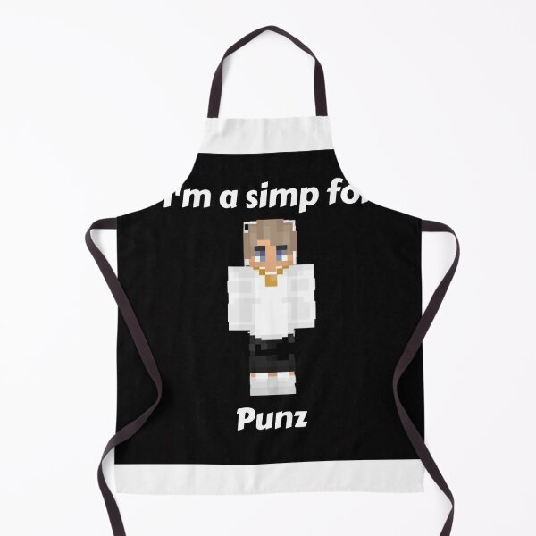 Item preview, I'm a simp for Punz (Black Base) designed and sold by thecorvidking.