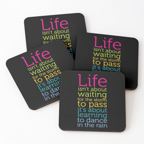 Item preview, Life Isn't About Waiting The Storm To Pass Learn To Dance designed and sold by Nessshirts.