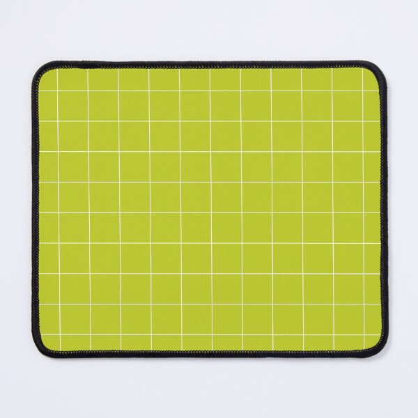 Item preview, Windowpane Check Grid (white/chartreuse) designed and sold by Design Minds Boutique.