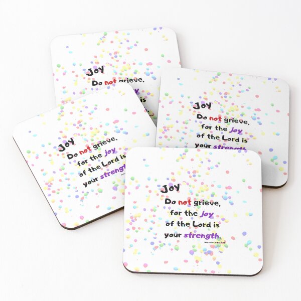 Item preview, Do not grieve bible verse Nehemiah 8:10 designed and sold by whitedove457.