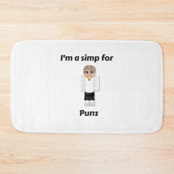 Item preview, I'm a simp for Punz (White Base) designed and sold by thecorvidking.