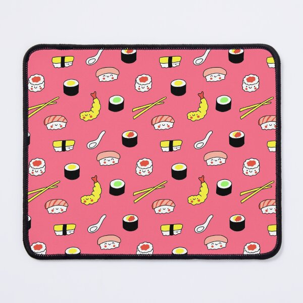 Item preview, Kawaii Sushi Pattern (pink) designed and sold by Design Minds Boutique.