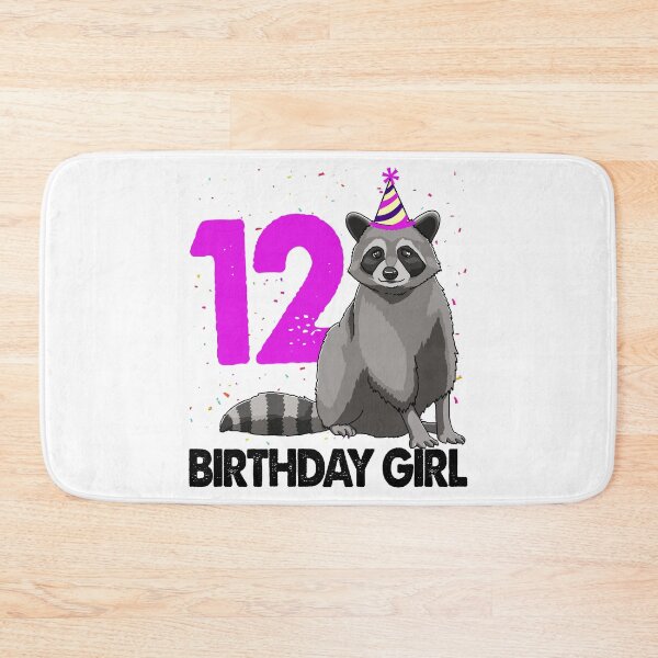 Item preview, Birthday Girl 12 Raccoon designed and sold by Bendthetrend.