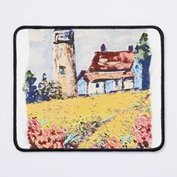 Item preview, Lighthouse and Flowers designed and sold by EloiseArt.