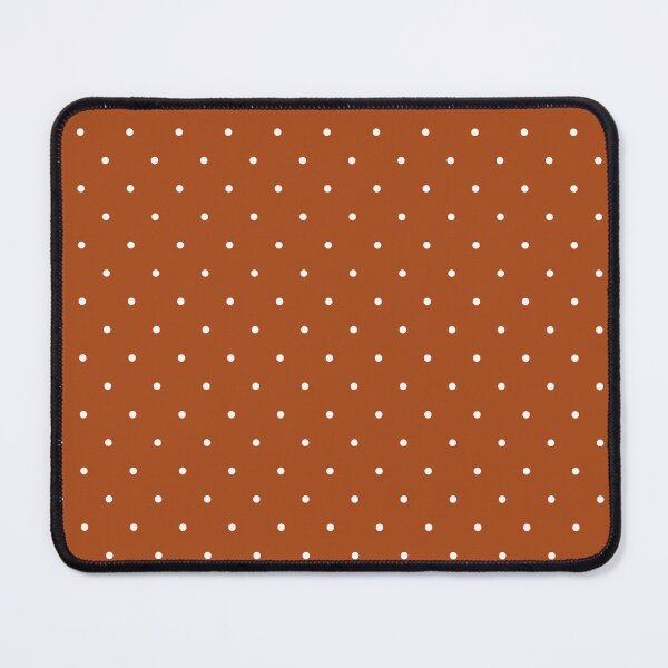 Item preview, Minimalist Polka Dot Pattern (white/burnt orange) designed and sold by Design Minds Boutique.