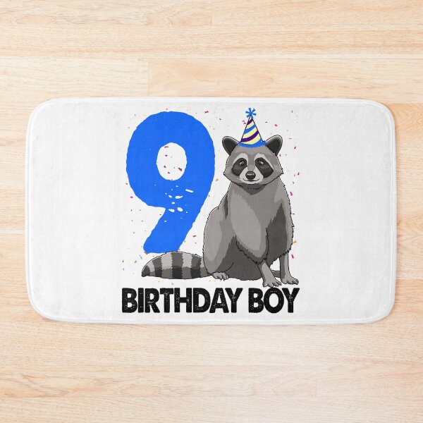 Item preview, Birthday Boy 9 Raccoon  designed and sold by Bendthetrend.