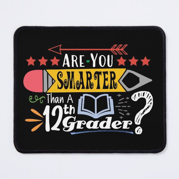 Item preview, Are You Smarter Than A Twelfth Grader? (Dark) designed and sold by the-krisney-way.
