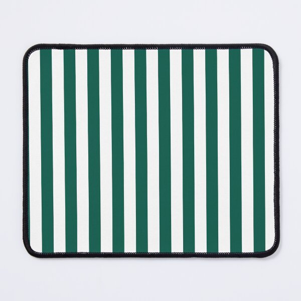 Item preview, Celebration Town Dark Green and Front Porch White Large Vertical Stripes designed and sold by CelebrationTown.