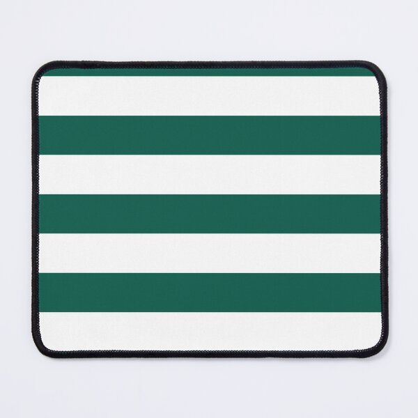 Item preview, Celebration Town Dark Green and Front Porch White Jumbo Horizontal Stripes designed and sold by CelebrationTown.