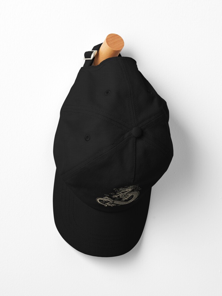 Alternate view of Gold Chinese Dragon Cap
