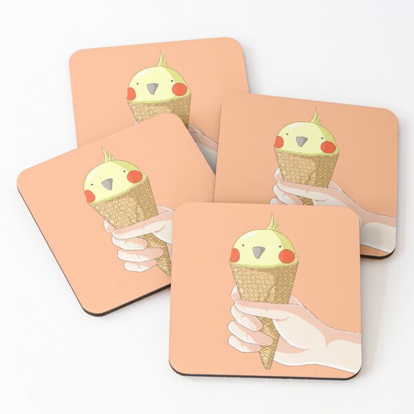 Item preview, Cockatiel Cone of Shame designed and sold by GudeGyoza.
